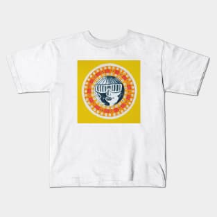 Mandala - Girl With Glasses Kids T-Shirt